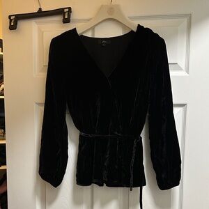 JCREW Velvet Top